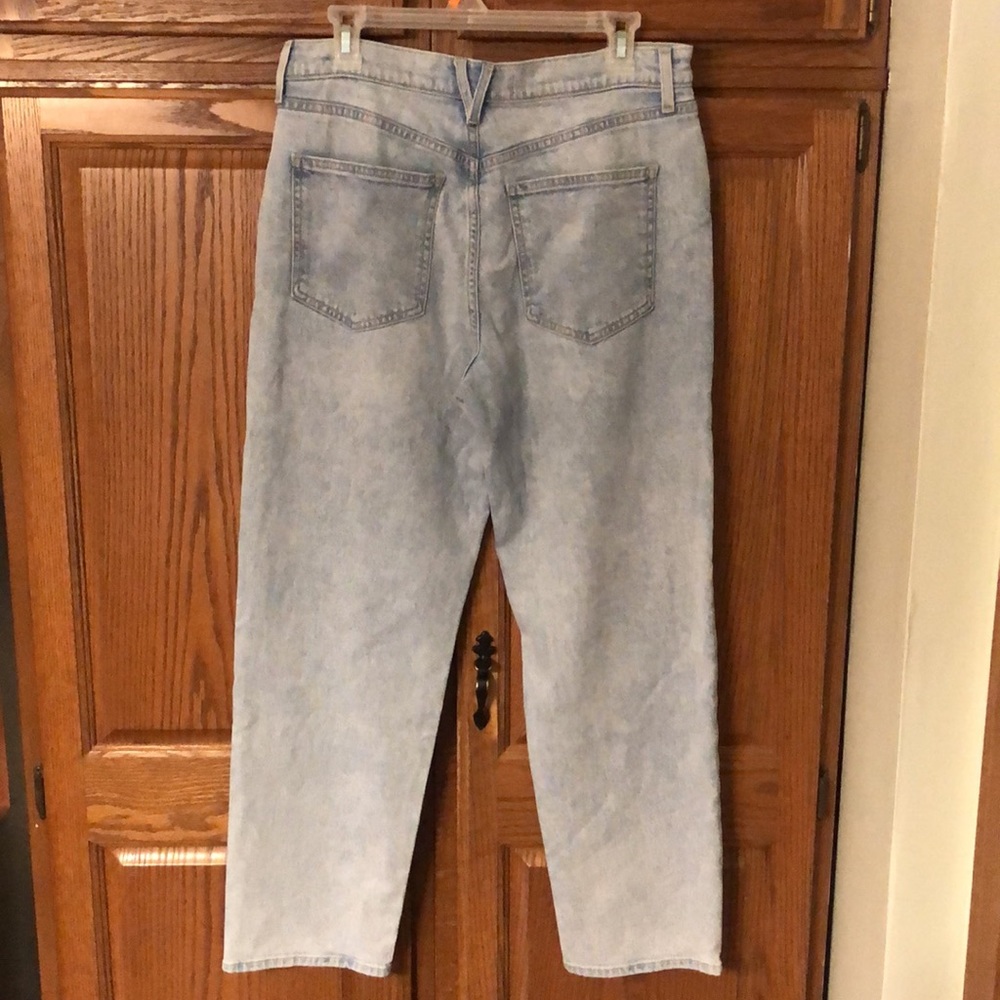 Veronica Beard Blake Classic Straight High Rise Glacier Blue Wash Jeans - Picture 5 of 15